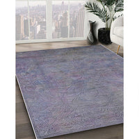 Mid-Century Modern Purple Oriental Rug, urb2023