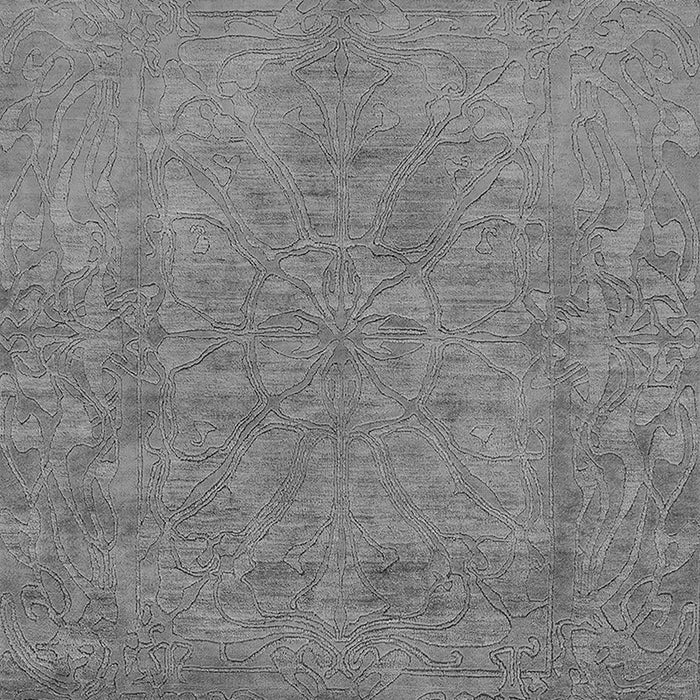 Machine Washable Oriental Gray Industrial Rug, wshurb2023gry