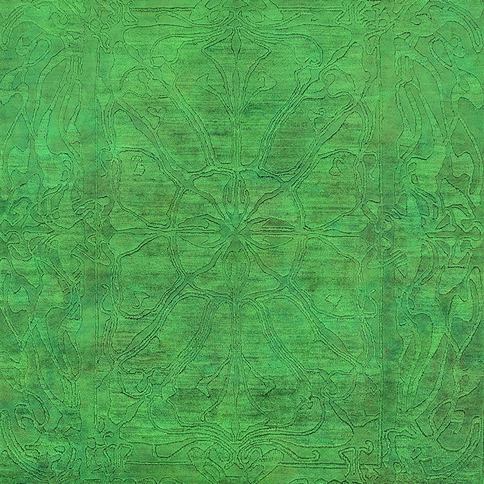 Oriental Green Industrial Rug, urb2023grn