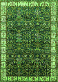 Oriental Green Industrial Rug, urb2024grn