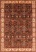 Oriental Orange Industrial Rug, urb2024org