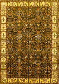 Oriental Yellow Industrial Rug, urb2024yw