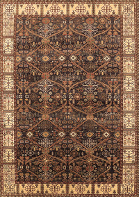 Oriental Brown Industrial Rug, urb2024brn