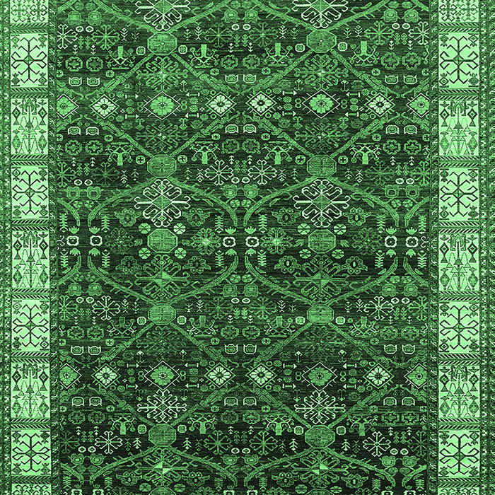 Oriental Emerald Green Industrial Rug, urb2024emgrn