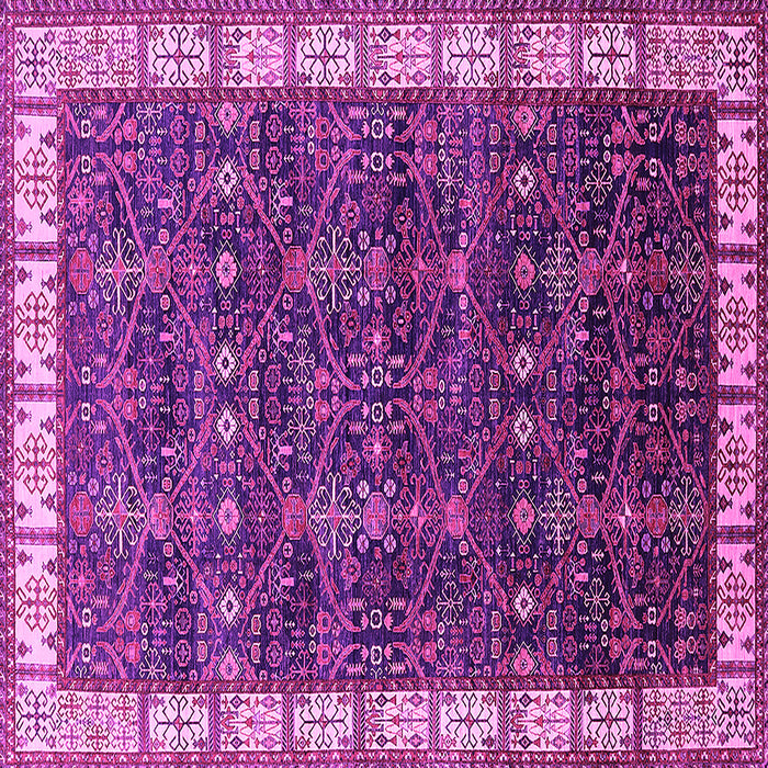 Square Oriental Pink Industrial Rug, urb2024pnk