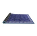 Sideview of Oriental Blue Industrial Rug, urb2024blu