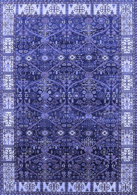 Oriental Blue Industrial Rug, urb2024blu