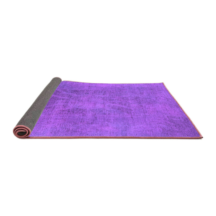 Sideview of Oriental Purple Industrial Rug, urb2025pur