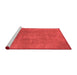 Industrial Red Washable Rugs