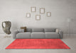 Industrial Red Washable Rugs