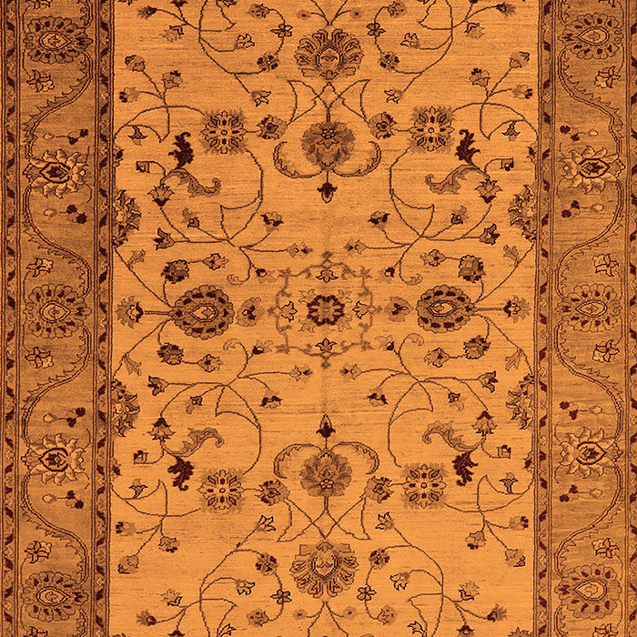 Oriental Orange Traditional Rug, urb2026org