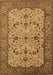 Oriental Brown Traditional Rug, urb2026brn