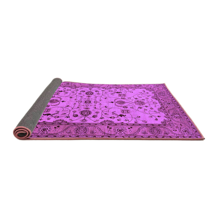 Sideview of Oriental Purple Traditional Rug, urb2026pur