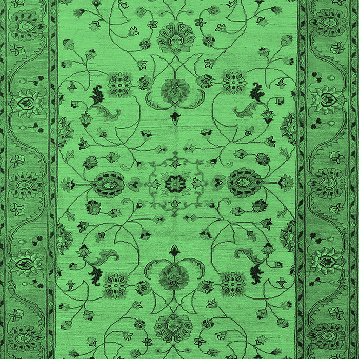 Oriental Emerald Green Traditional Rug, urb2026emgrn