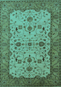 Oriental Turquoise Traditional Rug, urb2026turq