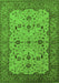 Oriental Green Traditional Rug, urb2026grn