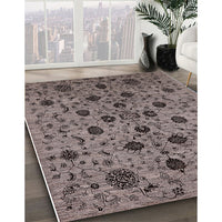 Mid-Century Modern Coffee Brown Oriental Rug, urb2027