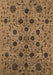 Oriental Brown Industrial Rug, urb2027brn