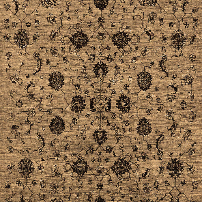 Oriental Brown Industrial Rug, urb2027brn