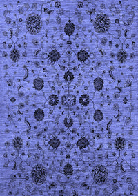 Oriental Blue Industrial Rug, urb2027blu