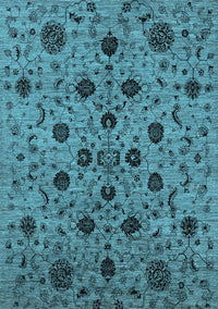 Oriental Light Blue Industrial Rug, urb2027lblu