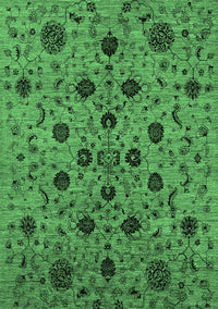 Oriental Emerald Green Industrial Rug, urb2027emgrn