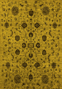 Oriental Yellow Industrial Rug, urb2027yw