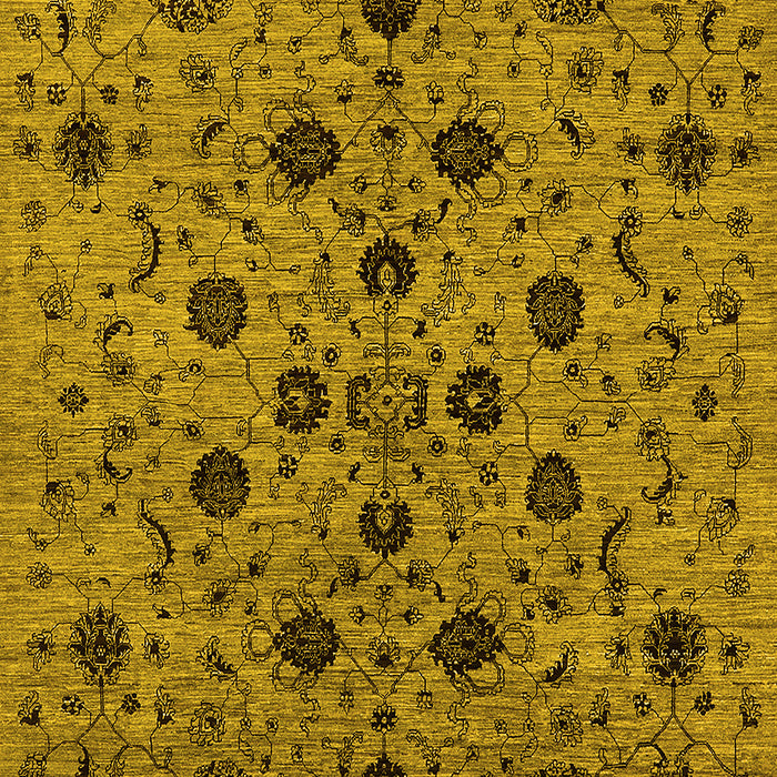 Oriental Yellow Industrial Rug, urb2027yw