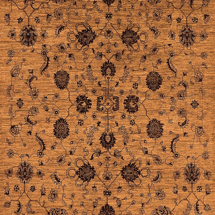 Machine Washable Oriental Orange Industrial Area Rugs, wshurb2027org