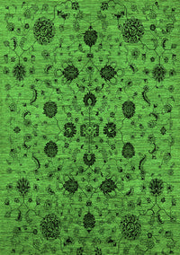 Oriental Green Industrial Rug, urb2027grn