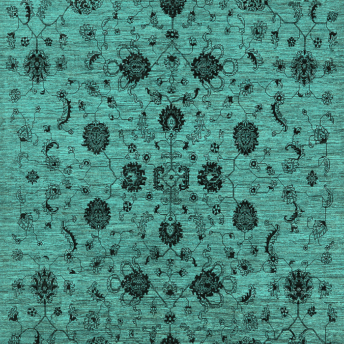 Oriental Turquoise Industrial Rug, urb2027turq