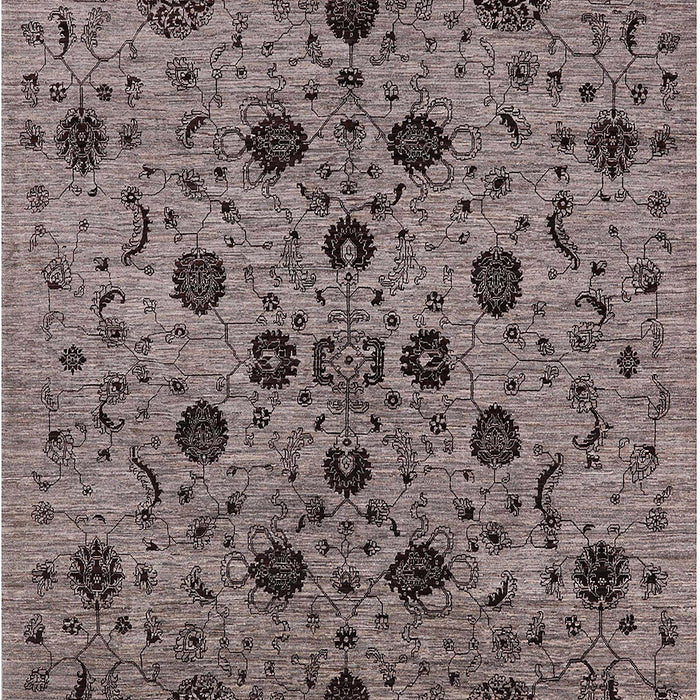 Machine Washable Industrial Modern Coffee Brown Rug, wshurb2027