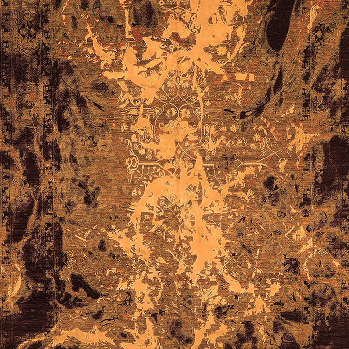 Machine Washable Oriental Orange Industrial Area Rugs, wshurb2028org