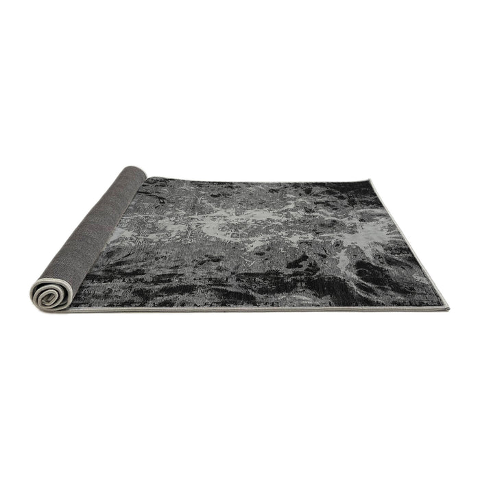 Sideview of Oriental Gray Industrial Rug, urb2028gry