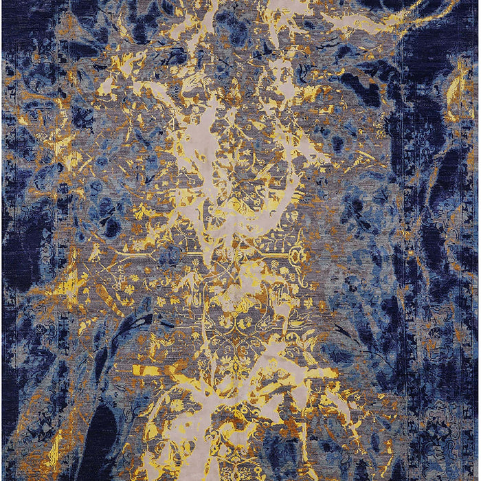 Mid-Century Modern Brown Oriental Rug, urb2028