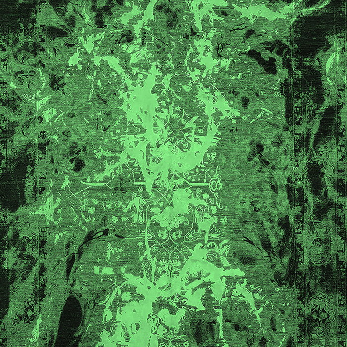 Oriental Emerald Green Industrial Rug, urb2028emgrn