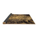 Sideview of Oriental Brown Industrial Rug, urb2028brn