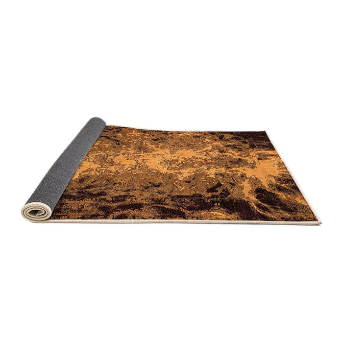 Sideview of Oriental Orange Industrial Rug, urb2028org