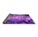 Sideview of Oriental Purple Industrial Rug, urb2028pur