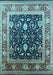 Oriental Light Blue Industrial Rug, urb2029lblu