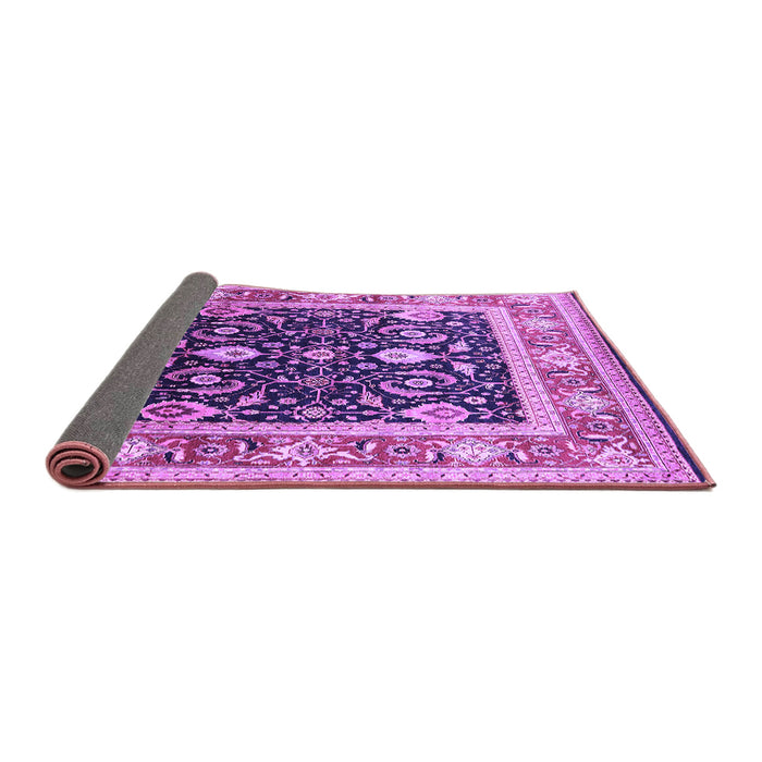 Sideview of Oriental Purple Industrial Rug, urb2029pur