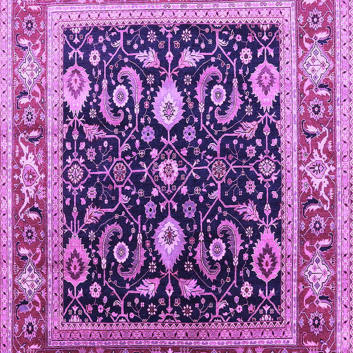 Machine Washable Oriental Purple Industrial Area Rugs, wshurb2029pur