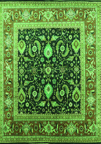 Oriental Green Industrial Rug, urb2029grn