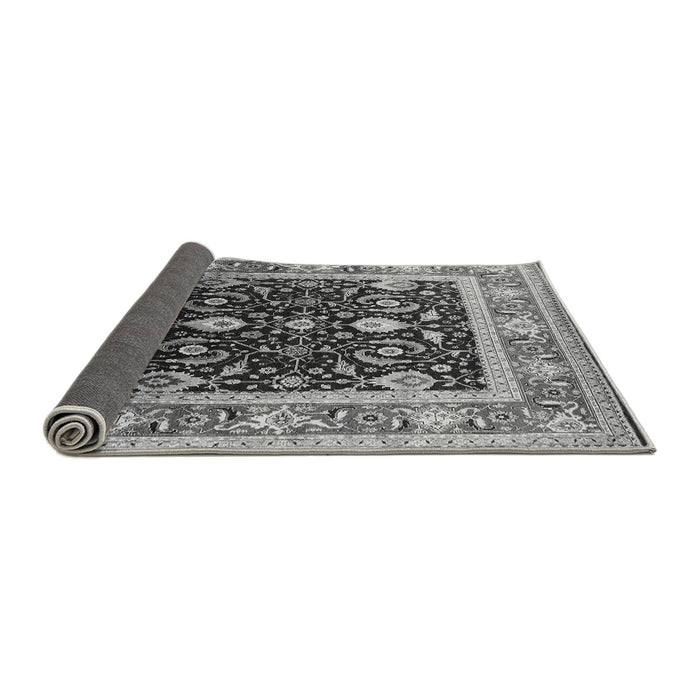 Sideview of Oriental Gray Industrial Rug, urb2029gry