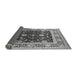 Sideview of Oriental Gray Industrial Rug, urb2029gry