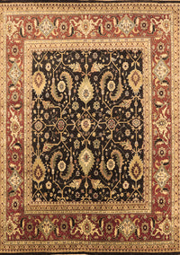 Oriental Brown Industrial Rug, urb2029brn