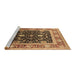 Sideview of Machine Washable Oriental Brown Industrial Rug, wshurb2029brn