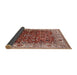 Sideview of Mid-Century Modern Red Oriental Rug, urb2030