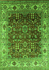 Oriental Green Industrial Rug, urb2030grn