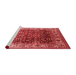 Industrial Red Washable Rugs